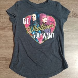Disney Descendants Mal & Evie shirt, sz 6
